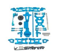 Accessori RC Per Wltoys 144001 144002 144010 1/14 Kit Di Parti Di Aggiornamento Per Braccio Oscillante Barra Di Collegamento Blocco Sterzo Accessori Per Auto RC(Blue)