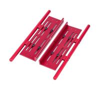 Accessori Ricambi Rc Per SCX10 I II Per TRX4 1/10 RC Crawler Car Per Wrangler Parti Di Aggiornamento 2 Pezzi Lega Alluminio Per Rock Sliders Pedana Laterale Regolabile(Red)