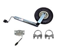 Accessori rimorchio auto ruota di supporto pneumatica, morsetto set 6 per tub...