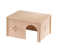 Accessori roditori Ferplast SIN 4647 casetta ideale per conigli legno FSC™ nido