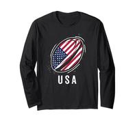 Accessori Rugby con Bandiera Stati Uniti per Rugby USA Maglia a Manica