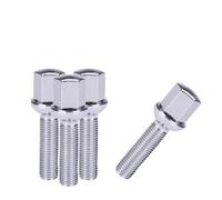 Accessori ruote auto Compatibile con Benz Per CLK W209 1992-2009 4 pezzi M12x1.5 Bulloni per ruote auto Dadi per pneumatici Vite in lega Lunghezza 40 mm