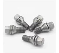 Accessori ruote auto Compatibile con Quattroporte per Ghibli 5 pezzi Bulloni per mozzo ruota Vite M14x1.5 Esagonale 17 mm Lunghezza 53.5 mm Lunghezza filettatura 26 mm