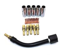 Accessori Saldatura Set Torcia 0.8mm 21PCS collo D'Oca MB15AK Contatto Punta