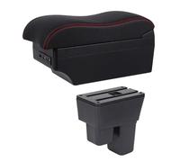 Accessori Scatola Portaoggetti Bracciolo Console Centrale Auto Per H&onda Per Jazz 2 2008 2009 2010 2011 2012 2013 (Color : E2)
