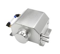 Accessori sistemi di raffreddamento Serbatoio di troppopieno del radiatore liquido raffreddamento motore da 1 litro Tanica raccolta dell'olio in alluminio quadrato con tappo scarico(C)