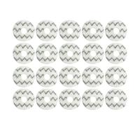 Accessori sostitutivi da 20 pc tessuto a mop intrecciato for ecovacs deebot x1 omni turbo robot aspirapolvere parti