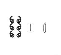 Accessori Sportivi Antiscivolo per Galaxy Buds3 | Materiale silicone morbido, all'usura, tocco confortevole, protezione duratura per auricolari(Black)