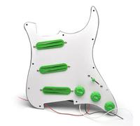 Accessori Standard Pickup Del Battipenna Battipenna Per Chitarra Humbucker Precablato SSS Multicolore Per Chitarra Elettrica 9K/9K/9K Caricato Precablato Per Pickup Per Chitarra ST(Green-WH)