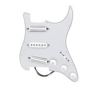 Accessori Standard Pickup Del Battipenna Battipenna Per Chitarra SSS Precablato Caricato Pickup E Manopole A Doppia Guida Per Parti Di Chitarra FD ST A 11 Fori(White 3ply)