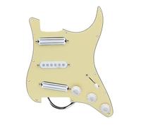 Accessori Standard Pickup Del Battipenna Battipenna Per Chitarra SSS Precablato Caricato Pickup E Manopole A Doppia Guida Per Parti Di Chitarra FD ST A 11 Fori(Cream 3ply)
