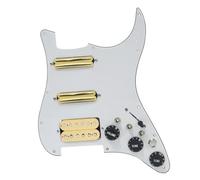 Accessori Standard Pickup Del Battipenna ST Chitarra SSH Bobina Splitting Precablato Battipenna Due Humbucker + Un Humbucker 9K/9K/15K + Interruttore Silenzio(M)