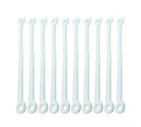 Accessori Tennis 10 Smorzatori Vibrazioni Silenziosi | Silicone per premium, assorbe vibrazioni, riduce rumore, set da 10 , misti(White)
