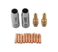 Accessori torcia di saldatura MIG 14 pezzi per kit di ricambio ugello MB15 AK
