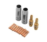 Accessori torcia di saldatura MIG 14 pezzi per kit di ricambio ugello MB15 AK