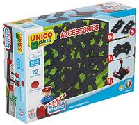 Unico- Accessori Circuito Treno 22 Pezzi, Colore Grigio, 8539-0000 - NUOVO