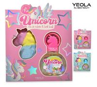 Accessori Unicorn conf. regalo (edt 50 ml + sali da bagno) 2 colori
