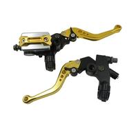 Accessori Universali Motociclette Pompa Superiore Modificata Freno Idraulico Principale Maniglia In Alluminio CNC Frizione(Gold)