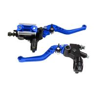 Accessori Universali Motociclette Pompa Superiore Modificata Freno Idraulico Principale Maniglia In Alluminio CNC Frizione(BLUE)