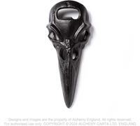 Accessori - Vari - Alchemy: Black Raven Skull Bottle Opener