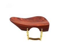 accessori violino 1 pz mentoniera per violino installata con morsetto per mentoniera con vite per staffa argento/oro(Color:Light rosewood)