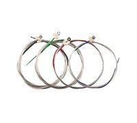 accessori violino 4/4 3/4 1/2 1/4 1/8 Contrabbasso Violino Punture GDAE Acciaio Inossidabile Con Cupronichel Ball End Corde Contrabbasso Per Le Prestazioni (Color : 1/8)