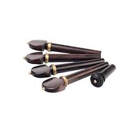 accessori violino 4 Pezzi Di Ebano Violino Pioli Di Tornitura + 1 Pz Endpin W/cooper Decorazione Violino Buona Sostituzione Parti Di Violino