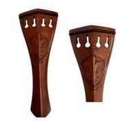accessori violino Cordiere per violino 4/4 Coda di violino con intarsio intagliato Cordiera in giuggiola in palissandro ebano(Color:Jujube carving)