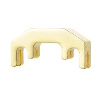 accessori violino Mute per violino Silenzioso Pratica Heavy Metal Violino Mute Per 1/2 3/4 4/4 Accessori per violino(Color:Gold)