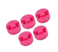 accessori violino Parti di violino rosa 5 pezzi 20 x 20 mm Sordina per violino in gomma rotonda Silenziatore Sordina per violino in gomma