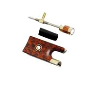 accessori violino Parti e accessori per arco a vite per rana con intarsio di perle in legno di serpente di una rana per violino 4/4