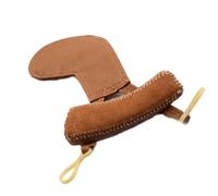 accessori violino Poggiaspalla per violino in pelle di pecora da 5 pezzi per 1/4 1/2 e 3/4 bellissima mentoniera imbottita in pelle(Color:For 1-4 1-8)