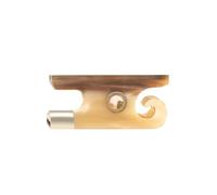 accessori violino Rana stile coda di lumaca per arco da violino di dimensioni 4/4 Parti di ricambio per arco da violino per violino di rana(Color:White Ox Horn)