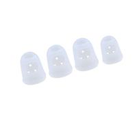 accessori violino Set di quattro punte delle dita del violino Protezione del dito della mano sinistra Accessori per strumenti musicali con copertura sottile in silicone(Size:X-Small)