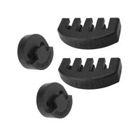accessori violino Set di violino con sordina per violino in gomma 4 pezzi 2 pezzi stile artiglio e 2 tourte rotonde per principianti