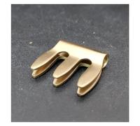 accessori violino Sordina per violino interamente in metallo da 10 pezzi per esercitarsi per violino 3/4 e 4/4 Ottone antico/Colore pistola/Rame antico(Color:Brass)