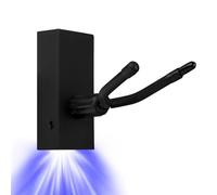 accessori violino Supporto per violino con luce posteriore supporto da parete gancio a LED gancio per arco per violino(Color:Violin Hanger Blue)