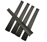 accessori violino Tastiera per violino in legno nero ebano 5 pezzi con tastiera per violino 4/4 3/4 1/2 dado(Color:4-4)