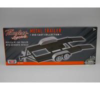 MotorMax Rimorchio Porta Auto MX76001TR 1:24 in metallo Nuovo con scatola