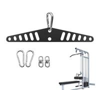 Accessorii Per Cavo Da Palestra - 38 Cm Acciaio Nero | -Posizione Lat Pulldown s | Adattatore Per High Low Pulley | Seduta Regolabile Maniglia Per Dorsali E Tricipiti