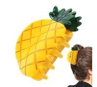 Accessorio a forma di ananas, accessorio da donna, strumento alla per ragazze, impugnatura leggera e resistente, dispositivo portatile per lo styling | Clip ad artiglio per lungo, corto, sottile