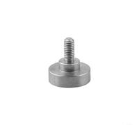 Accessorio a punta piatta per indicatore di profondità e misuratore di altezza con codolo filettato M2,5 per la misurazione della superficie su aree convesse (D10xL5)