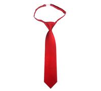 Accessorio alla moda in stile coreano giapponese, senza cravatta, per scuola, indirizzo (rosso, taglia unica)