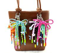 Accessorio alla moda versatile, borsa con fiocco, pendente per borse giallo,blu,nero,colore arancione,verde,rosa Rosa,Viola,marrone,verde chiaro,verde fluorescente,lago bluColoratoPoliestere