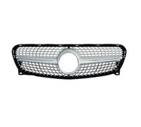 Accessorio Auto Paraurti Anteriore Superiore Griglia Da Corsa Grill Per Benz Per GLA-Classe X156 GLA180 GLA200 GLA250 GLA45 2014-2016 Griglia Anteriore(A SILVER)