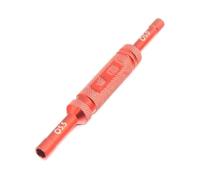 Accessorio Auto RC Compatibile Con HUDY #170005 RC Car Boat Drone Aircraft Quadcopter 2 In 1 RC Tools Cacciavite Esagonale 5 Mm / 5,5 Mm Strumento A Bussola Esagonale(Red)