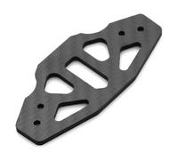 Accessorio Auto RC Compatibile Con Tamiya Per TT-02 1/10 Accessori Auto Radiocomandate, Parti Di Ricambio, Piastra Di Supporto Paraurti Anteriore Con Motivo In Fibra Di Carbonio