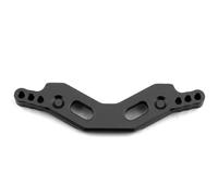 Accessorio Auto RC Per Arrma 1/10 Per Kraton Per Granite Per Big Per Rock Per Senton 4x4 3s Per Blx Rc Piastra Supporto Per Ammortizzatore Anteriore Posteriore Metallo(Black,Front)