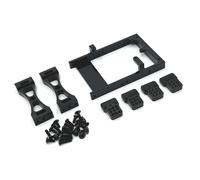Accessorio Auto RC Per MN Per Modello 1/12 Accessori Per Auto Telecomandati Aggiornamento Accessori Per La Modifica Degli Urti Della Scatola Dello Sterzo Della Traversa(Black)