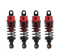 Accessorio Auto RC Per Tamiya Per TT01 Per TT02 TA05 TL01 TA03 MF01X M05 M06 1/10 4 Pezzi Ammortizzatore Metallo RC Auto Accessori Sostituzioni Riparazioni(Red)